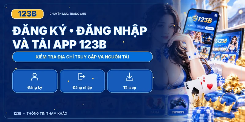 123B 🥇 Trang Chủ Đăng Ký & Tải App 123b.com Chính Thức 18 Hướng Dẫn Đăng Ký, Đăng Nhập Và Tải App 123B
