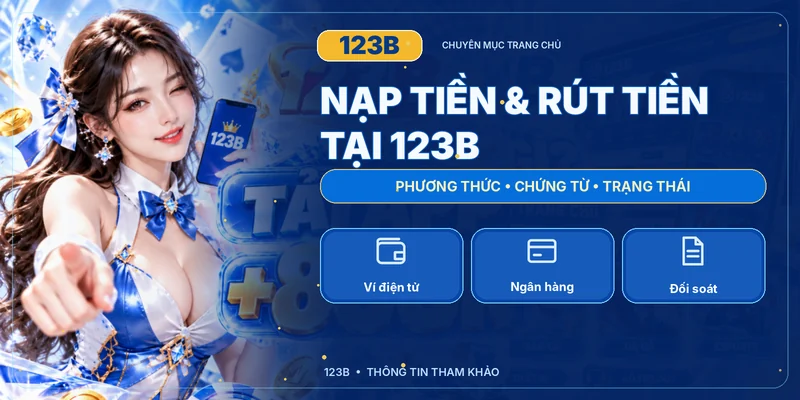 123B 🥇 Trang Chủ Đăng Ký & Tải App 123b.com Chính Thức 19 Nạp Tiền Và Rút Tiền 123B: Phương Thức Và Quy Trình Kiểm Tra